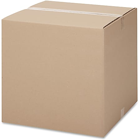 International Paper Shipping Case - External Dimensions: 12" Length x 12" Width x 12" Height - 200 lb - Flap Closure - Corrugated Board - Kraft - For Storage, Packages - 25 / Pack