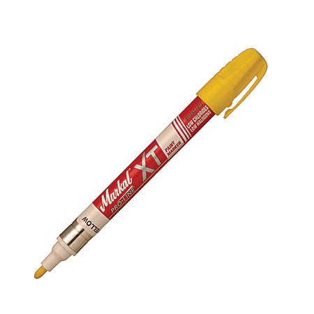 Markal PRO-LINE XT Paint Marker, Medium Point, Yellow
