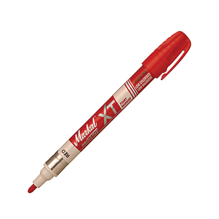 Markal PRO-LINE XT Paint Marker, Medium Bullet Point, Red
