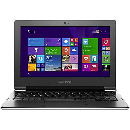 Lenovo S21e Laptop 11.6 Screen Intel Celeron 2GB Memory 32GB Solid