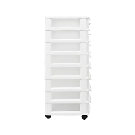  Rolling 5 Drawers Storage Cabinet Plastic Storage