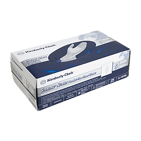 Kimberly-Clark® Sterling Exam Gloves, Small, Light Gray, Box Of 200