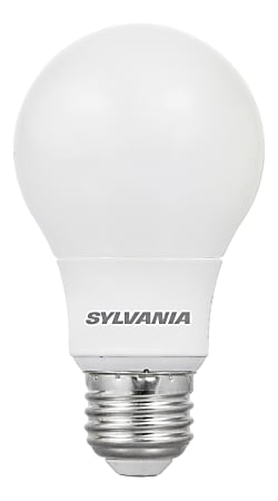 Sylvania A19 Dimmable LED Bulbs, 800 Lumens, 10 Watt, 5000 Kelvin/Daylight, Pack Of 6 Bulbs