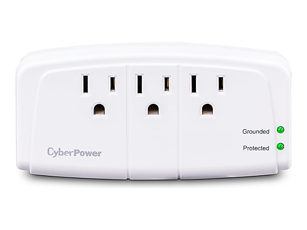 CyberPower Essential CSB300W - Surge protector - AC 125 V - output connectors: 3