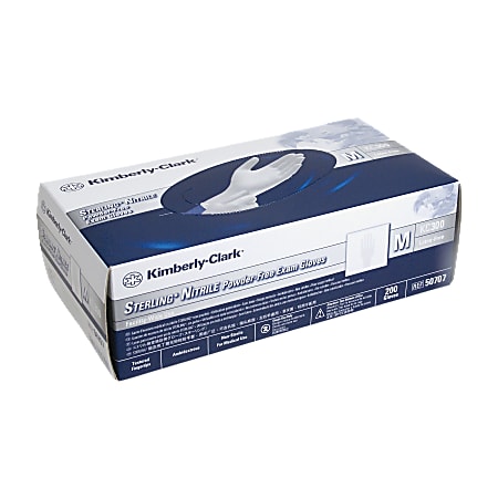 Kimberly-Clark® Sterling Exam Gloves, Medium, Light Gray, Box