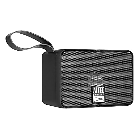 Altec Lansing® Solo Motion IMW120 Speaker, 4"H x 2"W x 4"D, Black