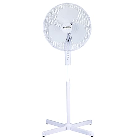 Optimus Kool Zone 16" Oscillating Fan, White