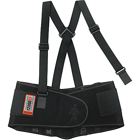 2000SF 2XL Black High-Performance Back Support