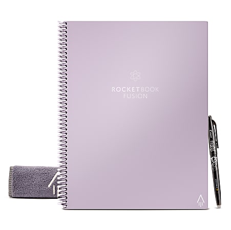 Rocketbook Fusion Smart Reusable Letter-Size Notebook,