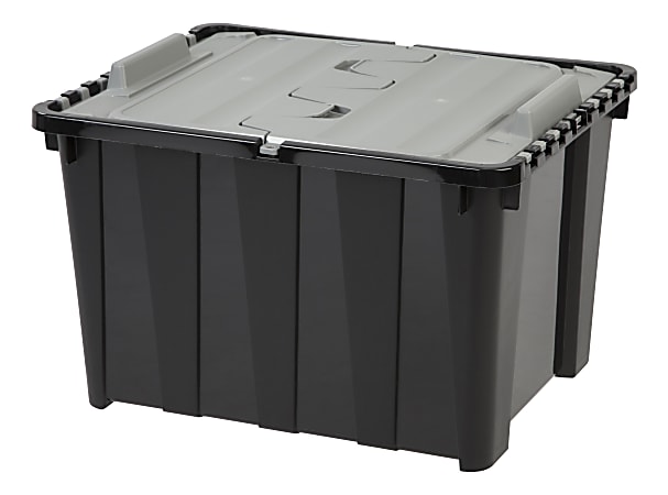 IRIS Storage Container With Wing Lid 48 Quarts 13 58 x 16 x 20 516