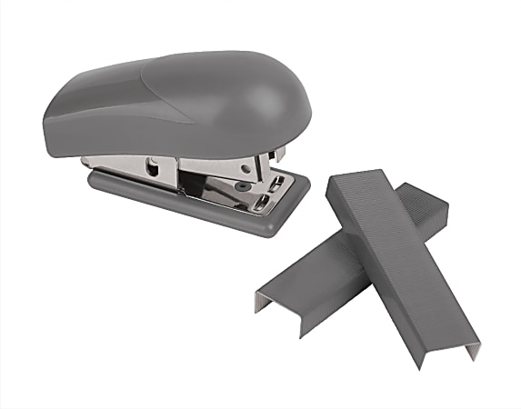 Office Depot® Brand Mini Stapler, Gray