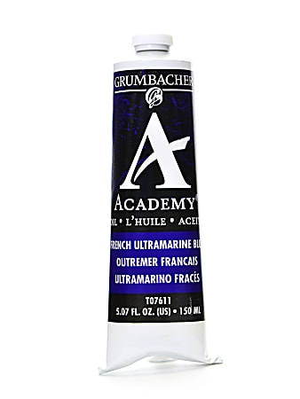 Grumbacher Academy Oil Colors, 5.07 Oz, French Ultramarine Blue, Pack Of 2