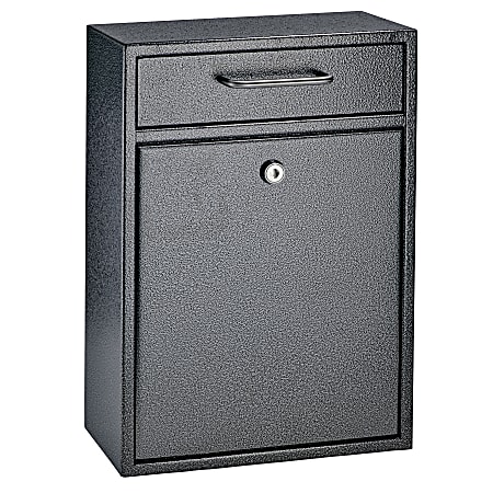 Mail Boss Locking Security Drop Box, 16 1/4"H x 11 1/4"W x 4 3/4"D, Galaxy