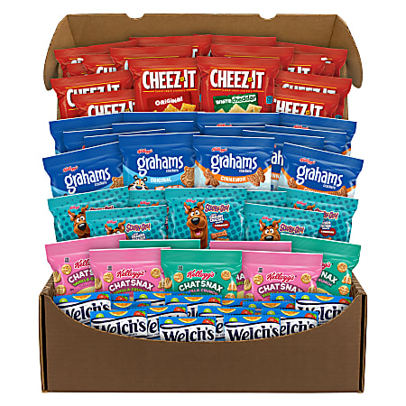 Snack Box Pros Schoolyard Snacktime Snack Box, Pack Of 60 Snacks