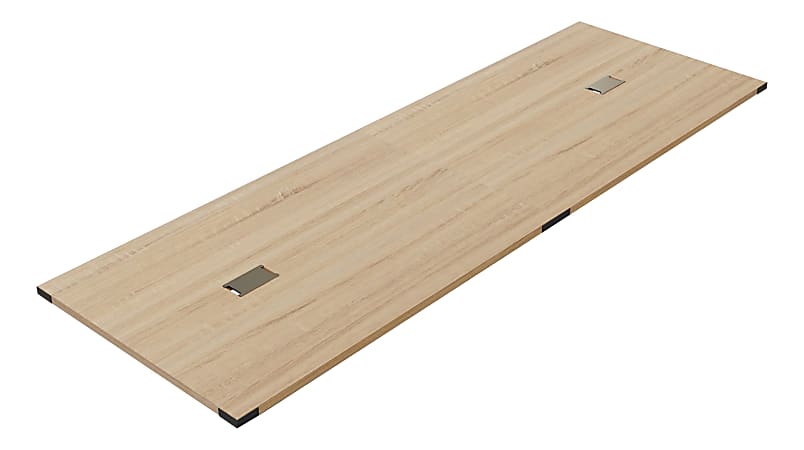 Safco® Mirella Tabletop For Sitting-Height Conference Table, 12', Sand Dune