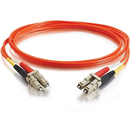C2G 3m LC-LC 50/125 Duplex Multimode OM2 Fiber Cable - Orange - 10ft - Patch cable - LC multi-mode (M) to LC multi-mode (M) - 3 m - fiber optic - duplex - 50 / 125 micron - OM2 - orange