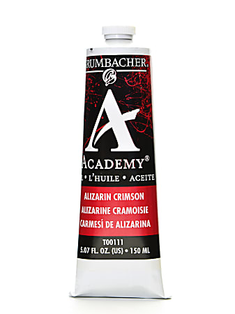 Grumbacher Academy Oil Colors, 5.07 Oz, Alizarin Crimson, Pack Of 2