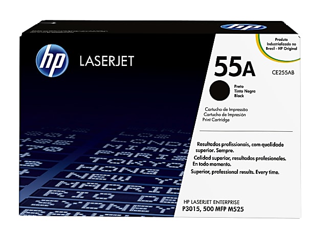 HP 55A, (CE255A-G) Black Original LaserJet Toner Cartridge for US Government HP 55A, (CE255A-G) Black Original LaserJet Toner Cartridge for US Government
