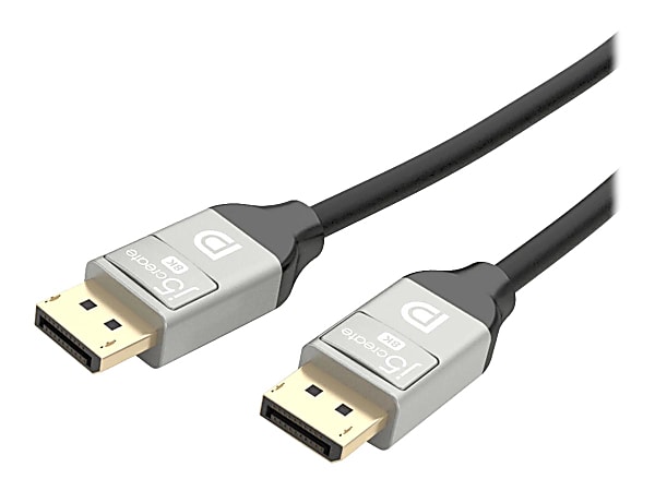 j5create 8K DisplayPort 1.4 Cable 6.6 Black JDC43 - Office Depot