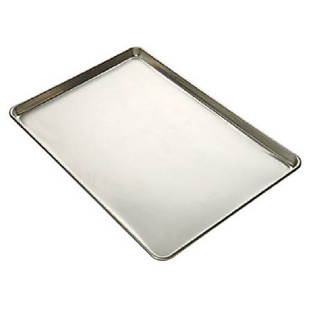 Hoffman Browne Aluminum Sheet Pans, 18" x 26" x 1", Silver, Set Of 12 Pans, 58182632