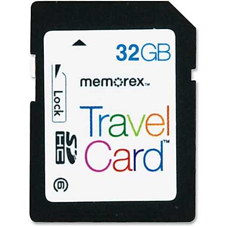 Memorex TravelCard 32 GB Class 10 SDHC - 1 Year Warranty