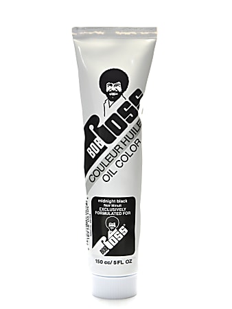 Bob Ross Landscape Oil Colors, 5 Oz, Midnight Black, Pack Of 2