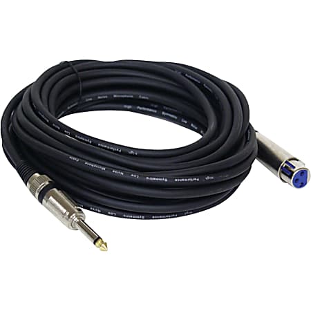 Pyle Professional Microphone Cable - XLR Female - Phono Male - 30ft
