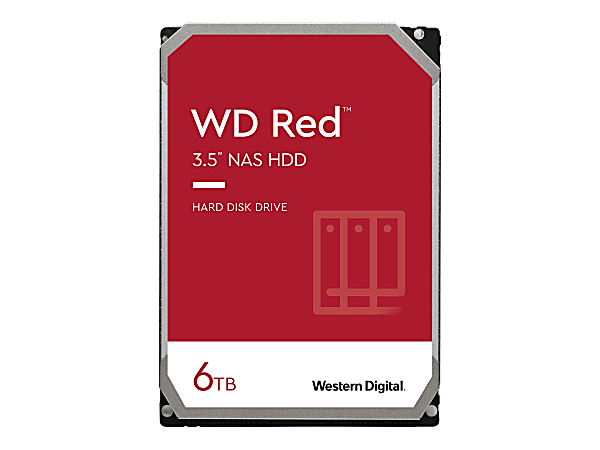 WD Red WD60EFAX Hard drive 6 TB internal 3.5 SATA 6Gbs 5400 rpm 