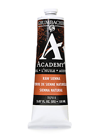 Grumbacher Academy Oil Colors, 5.07 Oz, Raw Sienna, Pack Of 2