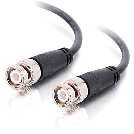 C2G 15ft RG58 BNC Thinnet Coax Cable - BNC Male - BNC Male - 15ft - Black