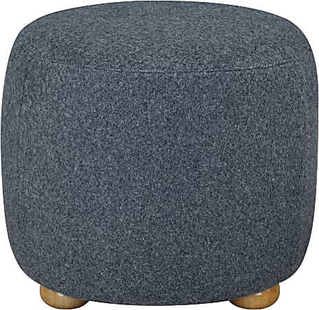 Lifestyle Solutions Gentry Ottoman, 19”H x 22”W x 22”D, Blue