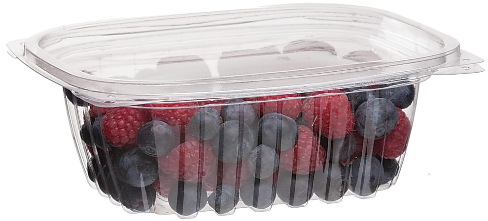 Eco-Products Rectangular Deli Containers, 12 Oz, Clear, Pack Of 300 Containers