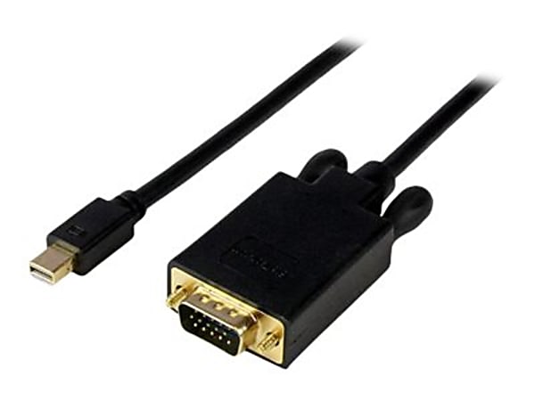 StarTech.com 3 ft Mini DisplayPort to VGA Adapter Cable - mDP to VGA Video Converter - Mini DP to VGA Cable  - MDP2VGAMM3B