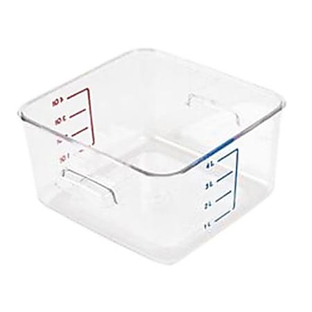 Rubbermaid® Food Storage Container, 4 Qt, Clear