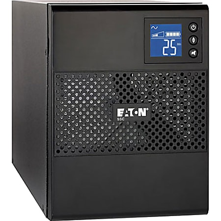 Eaton 5SC UPS 1500 VA 1080 Watt 120V Line-Interactive Battery Backup Tower USB - Tower - 5 Minute Stand-by - 110 V AC Input - 8 x NEMA 5-15R