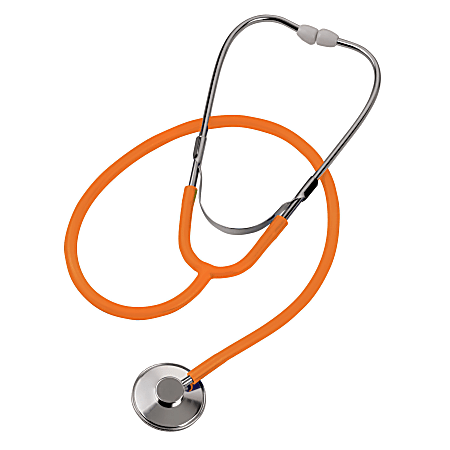 MABIS Spectrum Series Lightweight Nurse Stethoscope, Orange