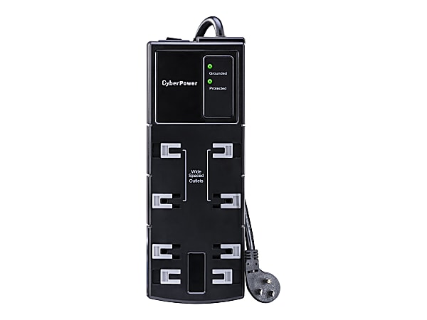CyberPower Essential CSB808 - Surge protector - AC 125 V - output connectors: 8