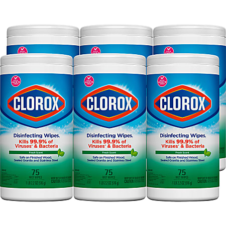 Clorox Disinfecting Wipes, Bleach Free Cleaning Wipes  Fresh - 75 Count