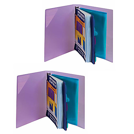 C-Line® Mini Binder Starter Kits, 5-1/2 x 8-1/2, Assorted Colors, Pack Of  2 Kits