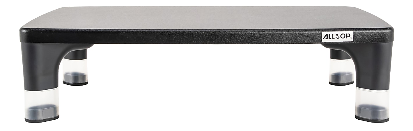 Allsop Hi-Lo Adjustable Monitor Stand, Black 