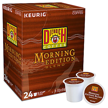 Diedrich Coffee Single-Serve Coffee K-Cup®, Morning Edition Blend, Carton Of 24