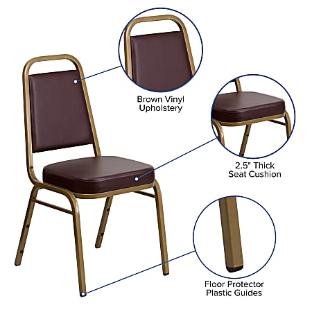Flash Furniture HERCULES Series Trapezoidal Back Stacking Banquet Chair ...