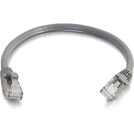 C2G-5ft Cat6 Snagless Unshielded (UTP) Network Patch Cable (25pk) - Gray - Category 6 for Network Device - RJ-45 Male - RJ-45 Male - 5ft - Gray