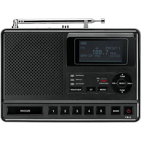 Sangean CL-100 Portable Clock Radio - Stereo