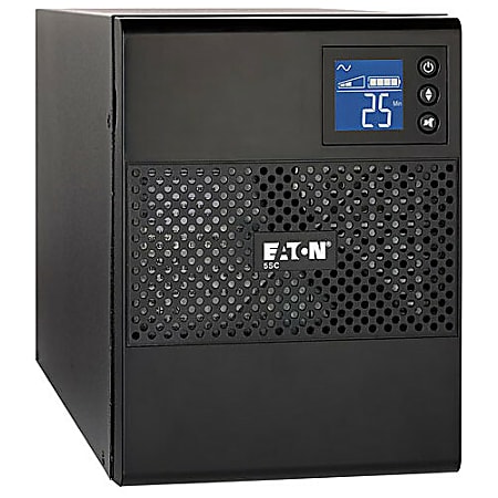 Eaton 5SC UPS 750VA 525 Watt 120V Line-Interactive Battery Backup Tower USB - Tower - 5 Minute Stand-by - 110 V AC Input - 6 x NEMA 5-15R