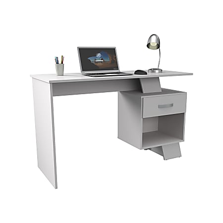 Inval America Asymmetrical 48 W Writing Desk White