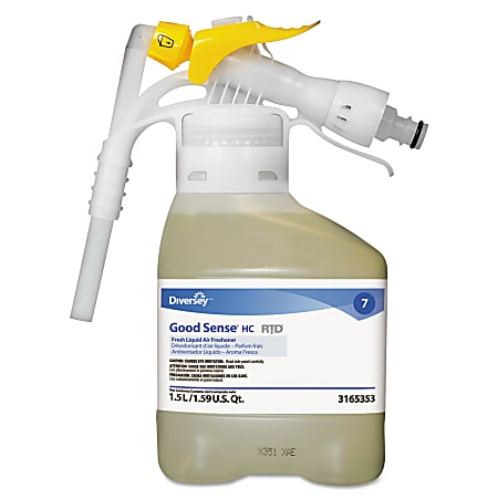 Diversey™ Good Sense® Liquid Odor Counteractant, Fresh Scent, 50.72 Oz, Pack Of 2