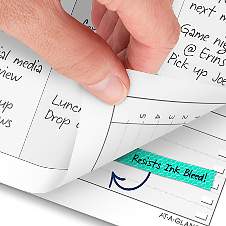 AT A GLANCE 2027 Weekly Planner Refill Loose Leaf Desk Size 5 12 x 8 12 ...
