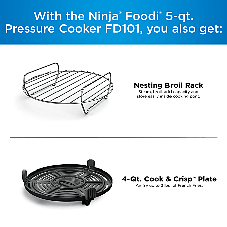 Ninja Foodi 10 in 1 5 Quart Pressure Cooker And Air Fryer