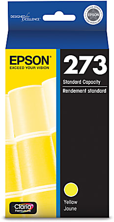 Epson® 273 Claria® Premium Yellow Ink Cartridge, T273420-S